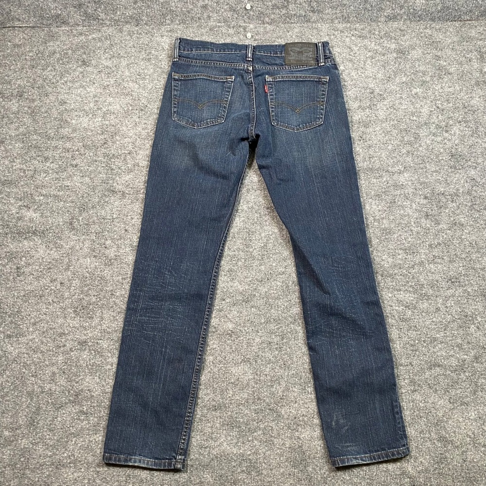 Levis 511 Slim Fit Jeans Mens 32x32 Dark Wash Blue Denim Pants 05511-4406